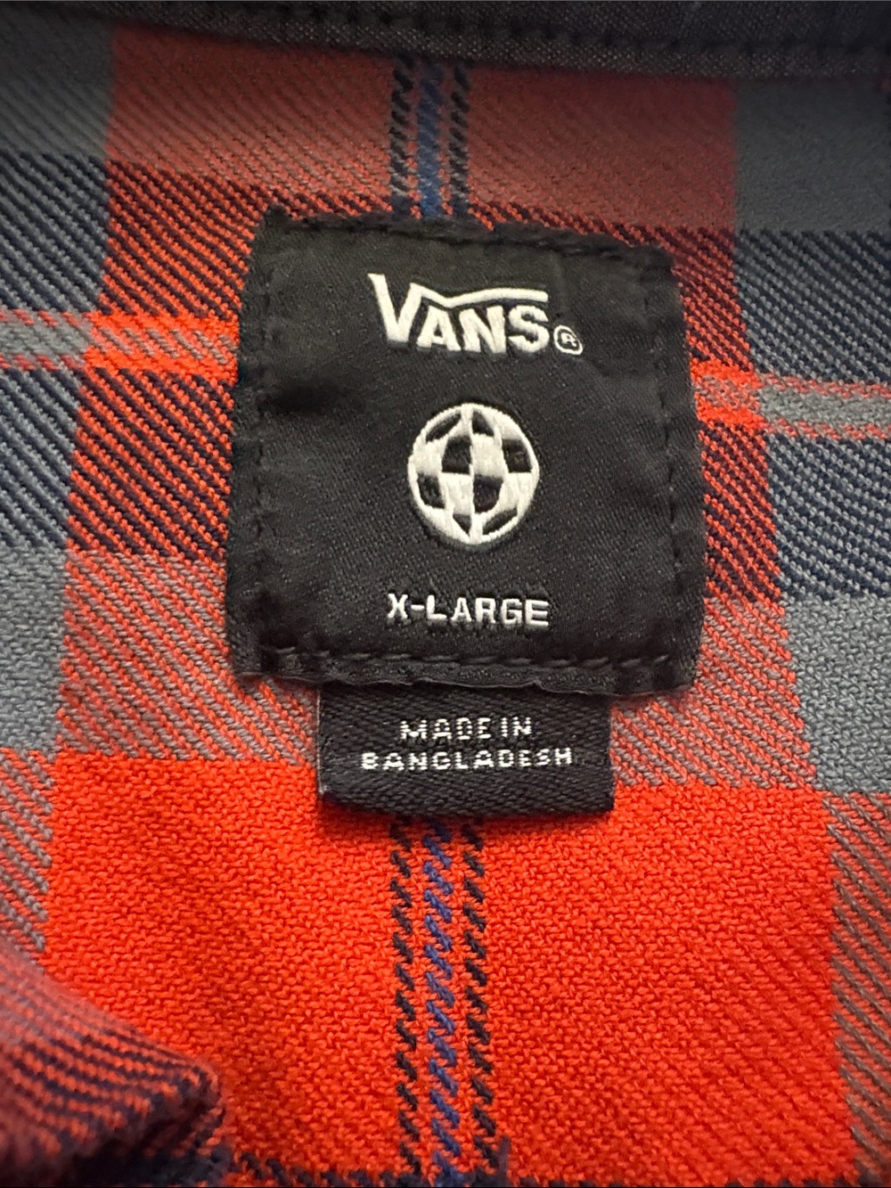 Vans plaid button down - Picture 4 of 4